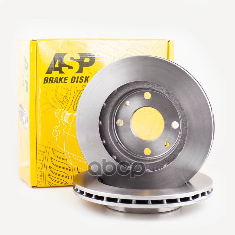 Диск тормозной LADA 2110-12 передний вент.R13 ASP арт. 260207