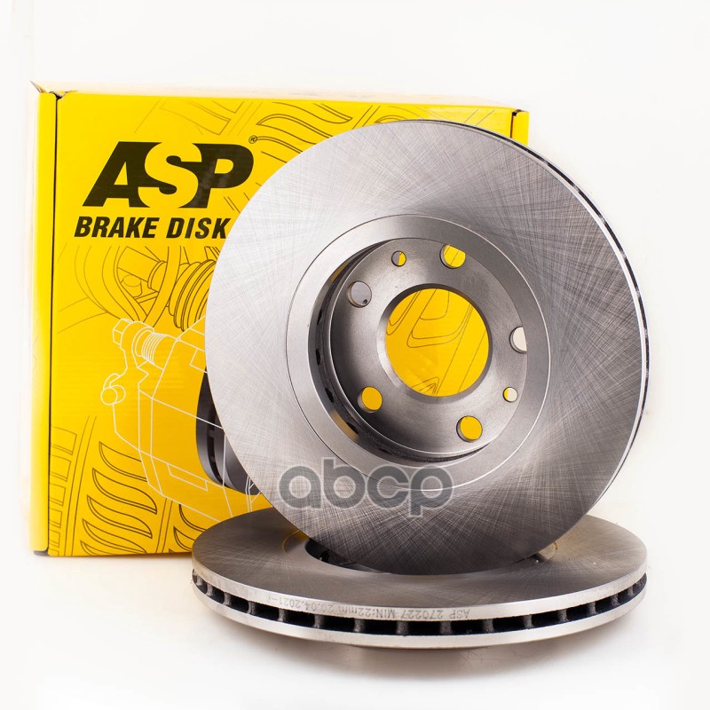 Диск тормозной передний RENAULT Duster/Megane III/Fluence /Vent D=280mm ASP 270227 ASP арт. 270227