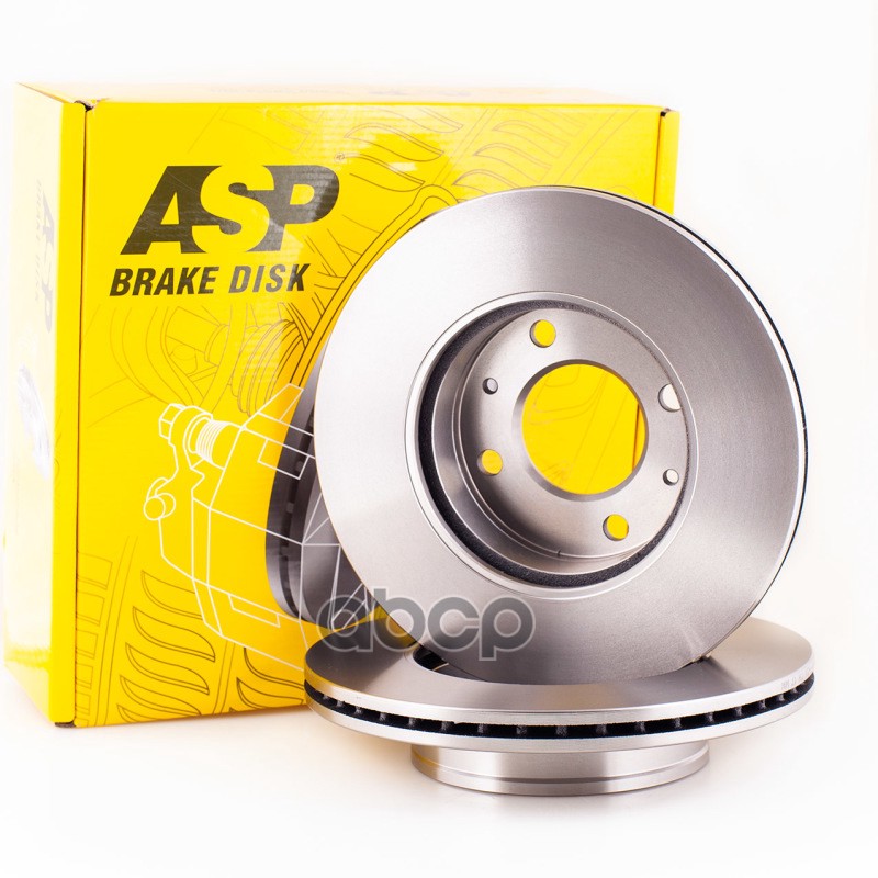 Диск тормозной HYUNDAI ACCENT [241x19] передний вент. ASP арт. 290202
