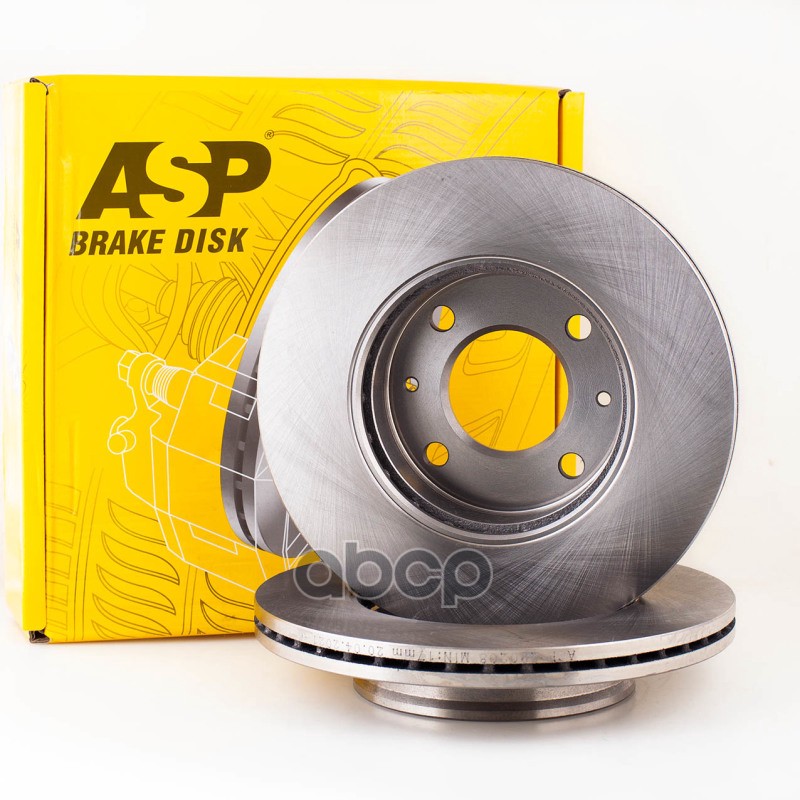 Диск тормозной HYUNDAI GETZ 1.1-1.6 R13 без ABS передний ASP арт. 290208