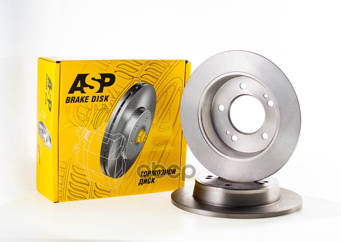 Диск тормозной HYUNDAI Elantra 15-  Veloster 11-  Creta 2WD 16-  KIA Soul 14- задний D=262mm ASP арт. 290224