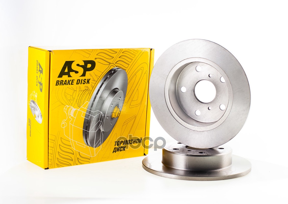 Диск тормозной GEELY Emgrand 1.8 задний D=298mm ASP арт. 300205