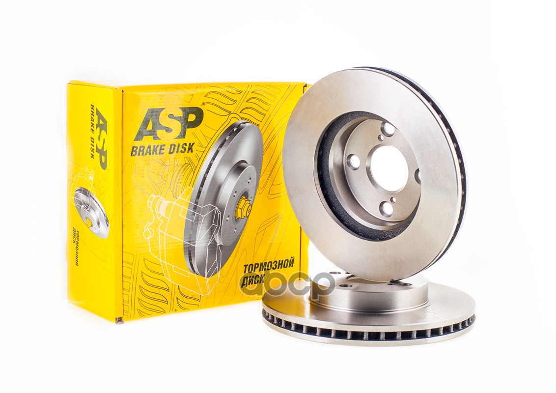 Диск тормозной передний LIFAN Solano/TOYOTA Corolla E12 /Vent D=255mm ASP 300215 ASP арт. 300215