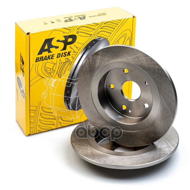 Диск тормозной  Geely Coolray на заднюю ось  не вентилируемый D=285 ASP арт. 300230