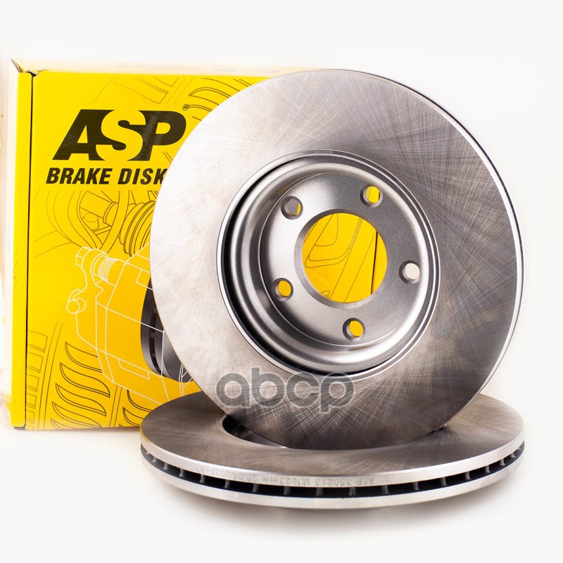 Диск тормозной передний MAZDA 3 2.0L ASP 350213 ASP арт. 350213