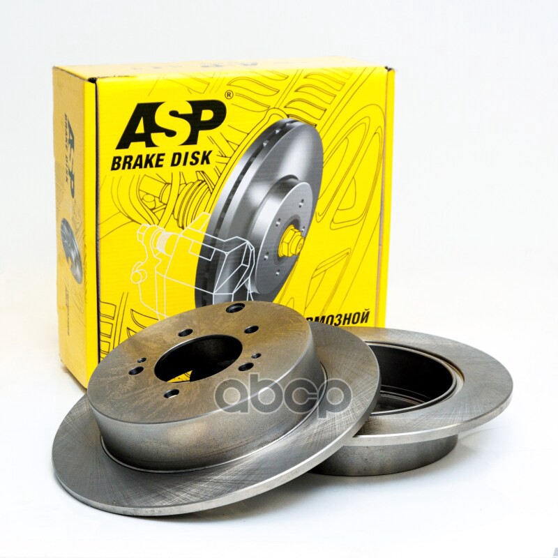 Диск тормозной для CITROEN C-Crosser/MITSUBISHI Outlander II на заднюю ось  не вентилируемый D=302 ASP арт. 360208