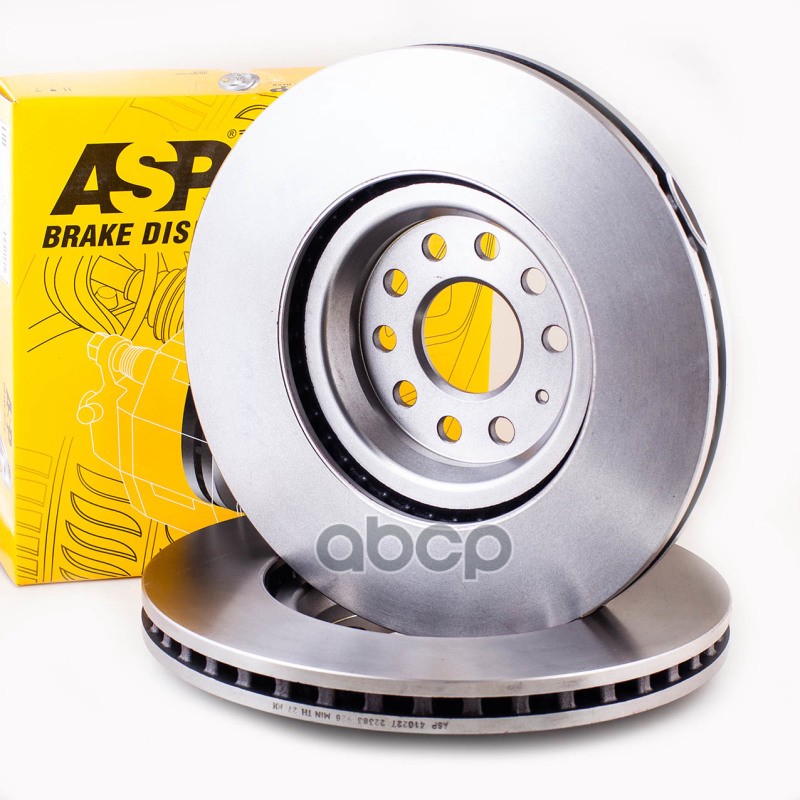 Диск тормозной (цена за 1шт./отгружать по 2шт.)  Skoda Octavia A7 (13-)/VW Golf VII (12-) передний ASP арт. 410227