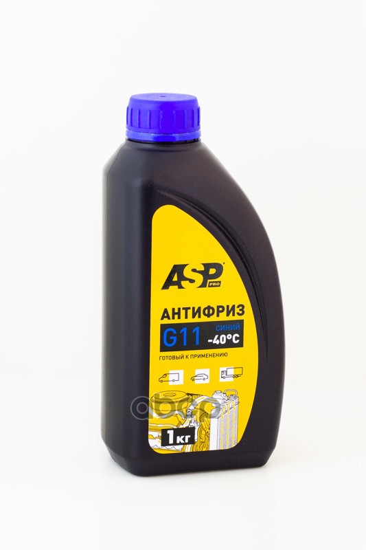 ASP Антифриз G11 готовый синий 1 кг ASP арт. afb1000
