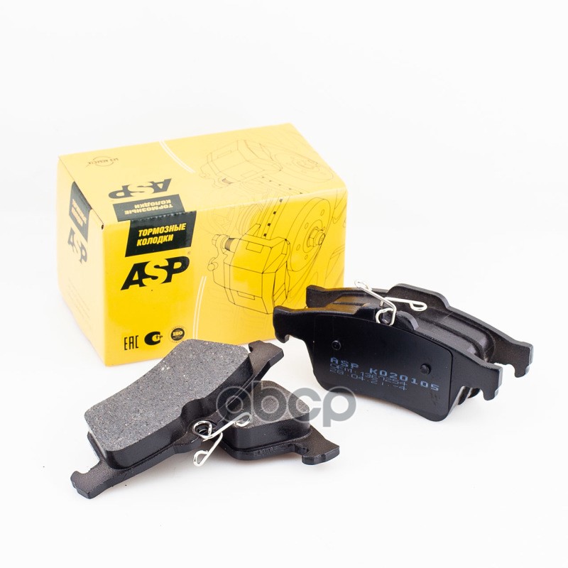 Колодки тормозные задние FORD Focus 2/MAZDA 3/VOLVO S40 ASP арт. k020105