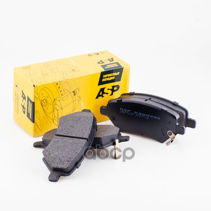 Колодки тормозные передние LIFAN X60/CHERY TIGGO  AMULET  FORA ASP арт. k300202