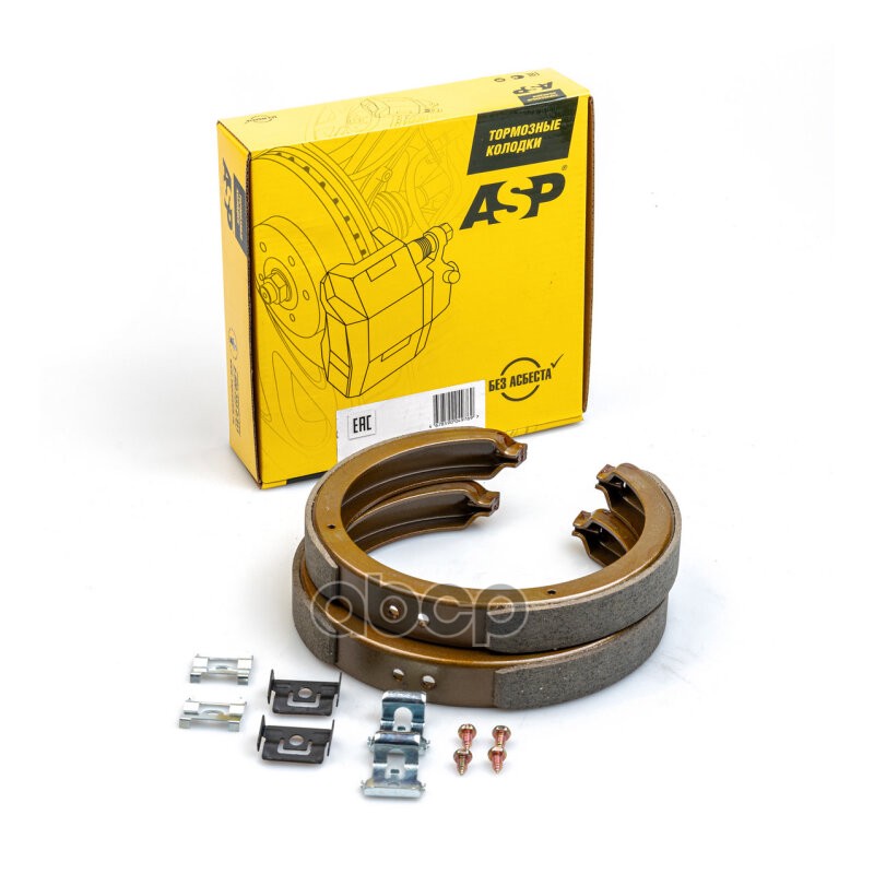 Колодки тормозные задние для а/м SsangYong  Actyon/Kyron/Rexton/Mazda CX7/CX9 I/Cadillac SRX <2009 ASP арт. k340101