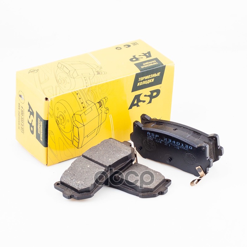 Колодки тормозные задние KIA CARENS II FJ1.6  1.8  2.0CRDI 02-06 ASP арт. k340130