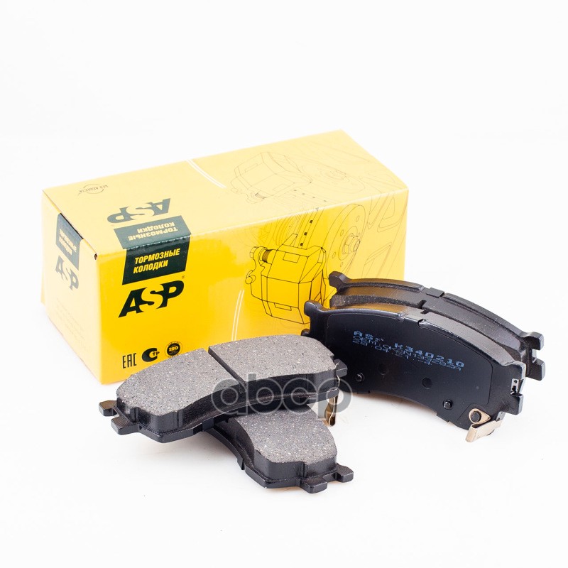 Колодки Тормозные Передние Kia Spectra /Shuma 2 (01-04)/Rio ASP арт. k340210