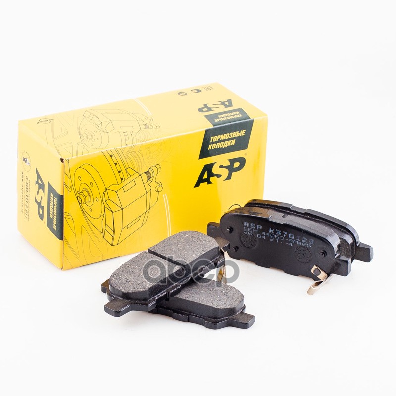 Колодки тормозные задние NISSAN QASHQAI  X-Trail (07-)/RENAULT Koleos (08-) ASP арт. k370128