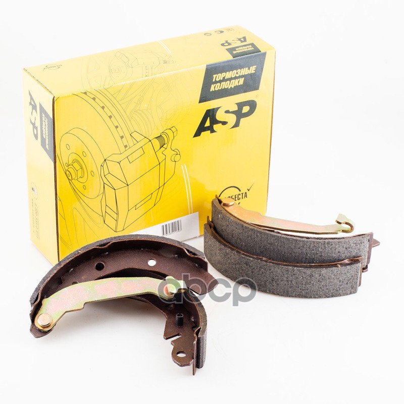 Колодки тормозные задние DAEWOO MATIZ/CHEVROLET SPARK ASP арт. k380110