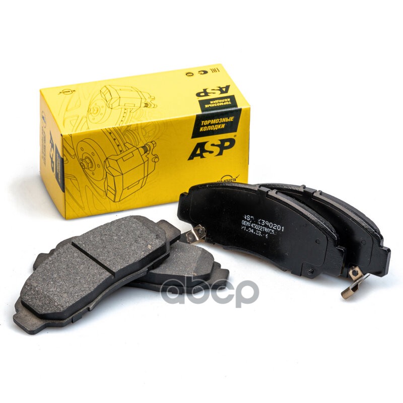 Колодки тормозные передние для а/м Honda Civic VII/BYD F6/G6 ASP арт. k390201