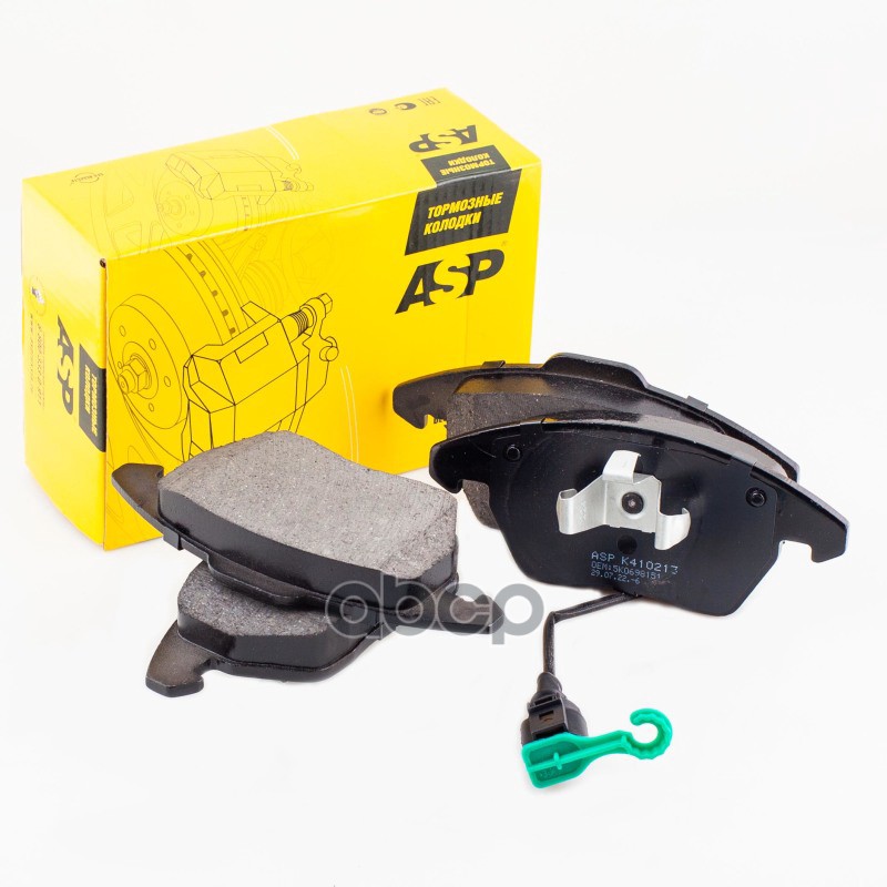 Колодки тормозные передние AUDI A1/A3  VW Golf/Caddy/Polo/Jetta/Passat  Skoda Yeti/Super B II  Rapid ASP арт. k410213