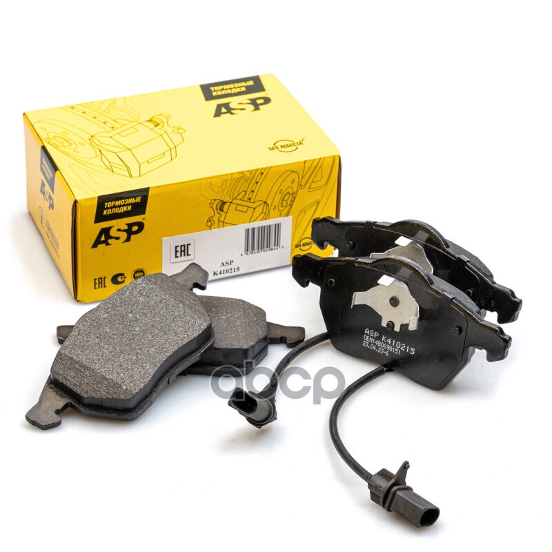 Колодки тормозные передние для а/м Audi A4 B5-B6/A6 C5/Skoda Superb I/Passat B5 ASP арт. k410215
