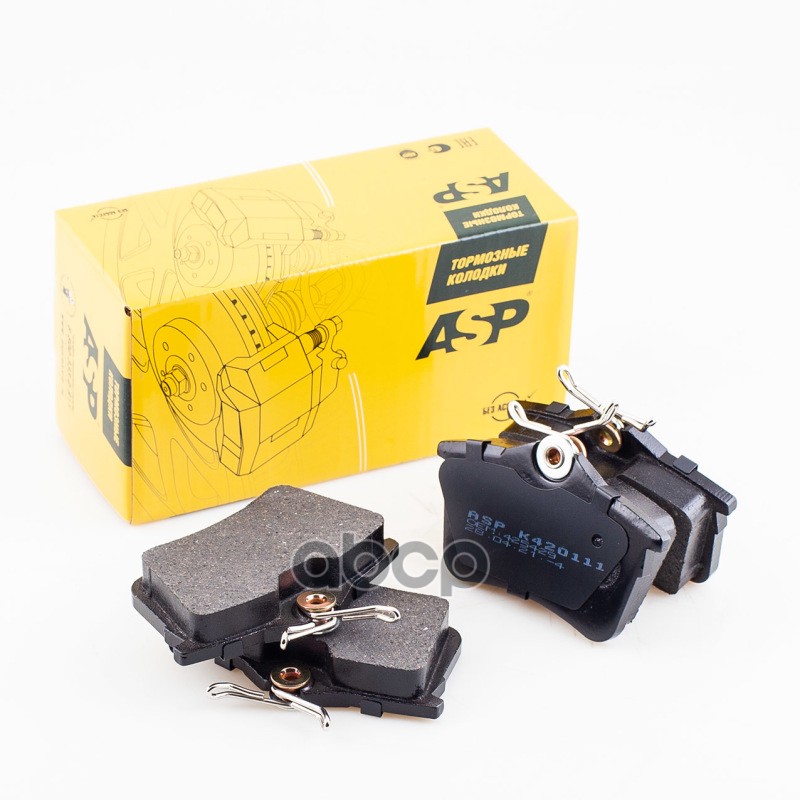 Колодки задние  Citroen Berlingo 10-/Peugeot 308 08- ASP K420111 ASP арт. K420111