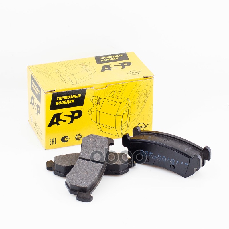 Колодки тормозные задние CHEVROLET Lacetti  Nubira (-07) ASP арт. k510119