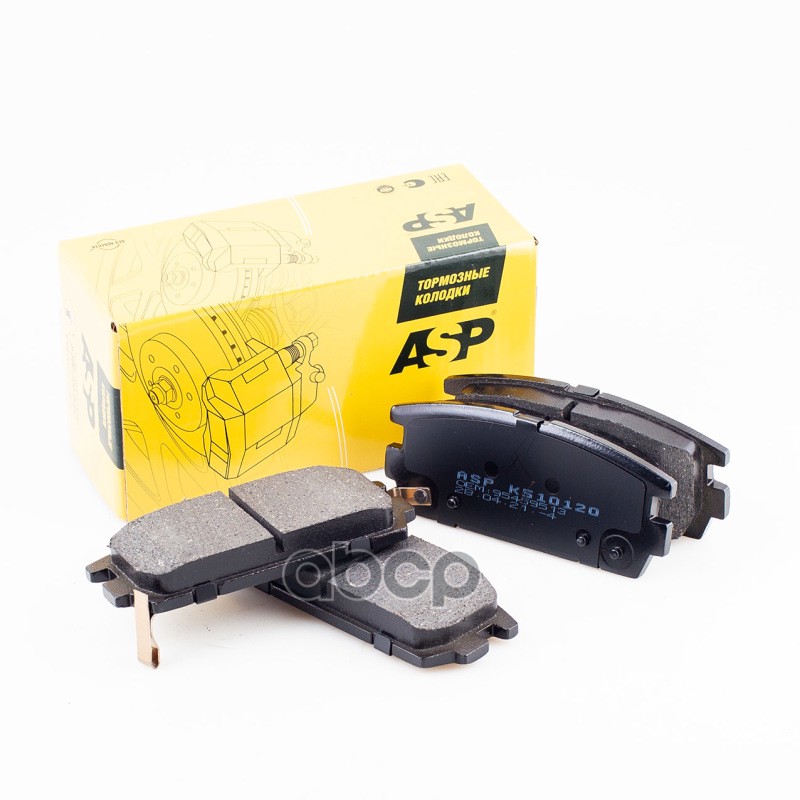 Колодки тормозные задние дисковые OPEL Antara/CHEVROLET Captiva 07- ASP арт. k510120