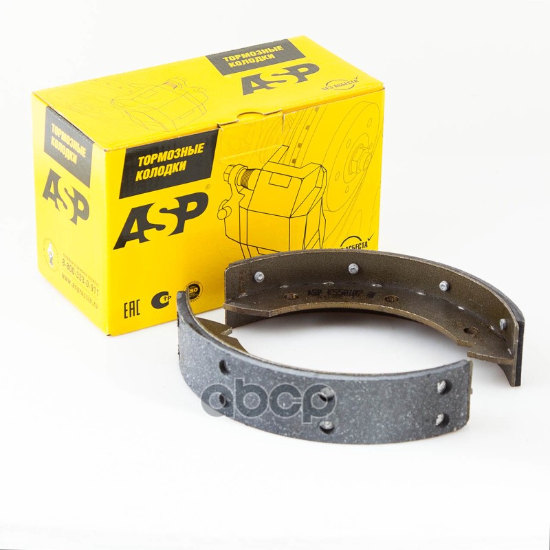 Колодки барабанные УАЗ Патриот, Хантер ASP K550107 ASP арт. K550107