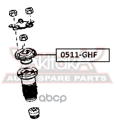 Опора Переднего Амортизатора ASVA арт. 0511GHF