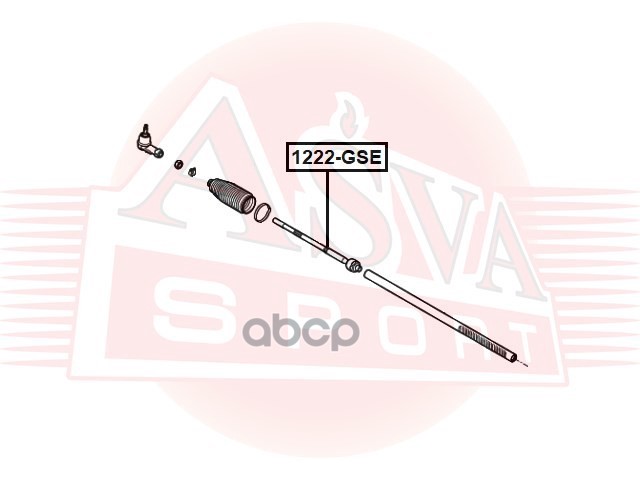ТЯГА РУЛЕВАЯ ASVA арт. 1222GSE