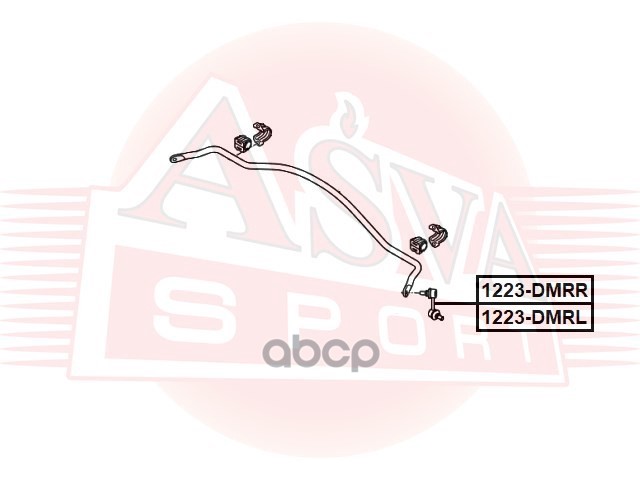 ТЯГА СТАБИЛИЗАТОРА ASVA арт. 1223DMRL