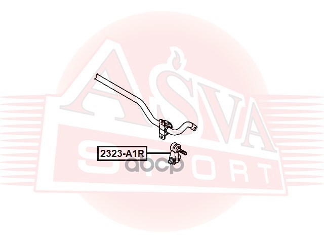 ТЯГА СТАБИЛИЗАТОРА ASVA арт. 2323A1R