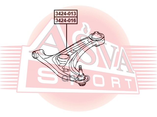 Рычаг ASVA арт. 3424013