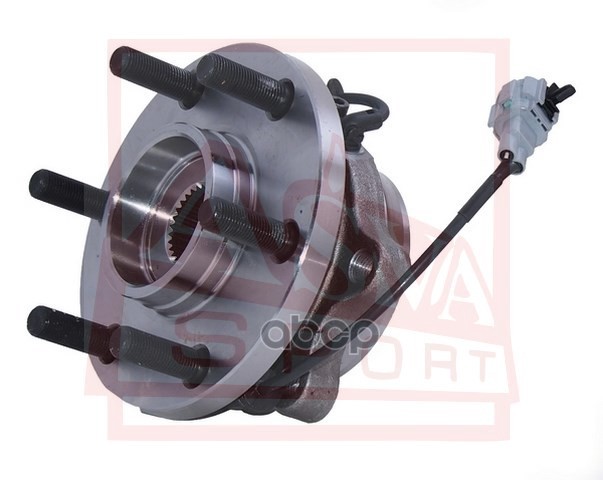 Ступица передняя с датчиком абс NISSAN NAVARA D40M 2005- NAVARA D40 2006- PATHFINDER R51M 2005- ASVA арт. nswh-r51f