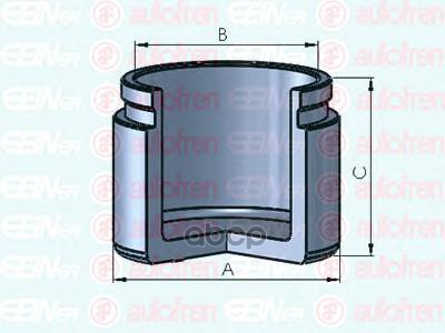 Поршень тормозного суппорта Mitsubishi Pajero 97-20 / Dignity 99-01 AUTOFREN SEINSA арт. D025323