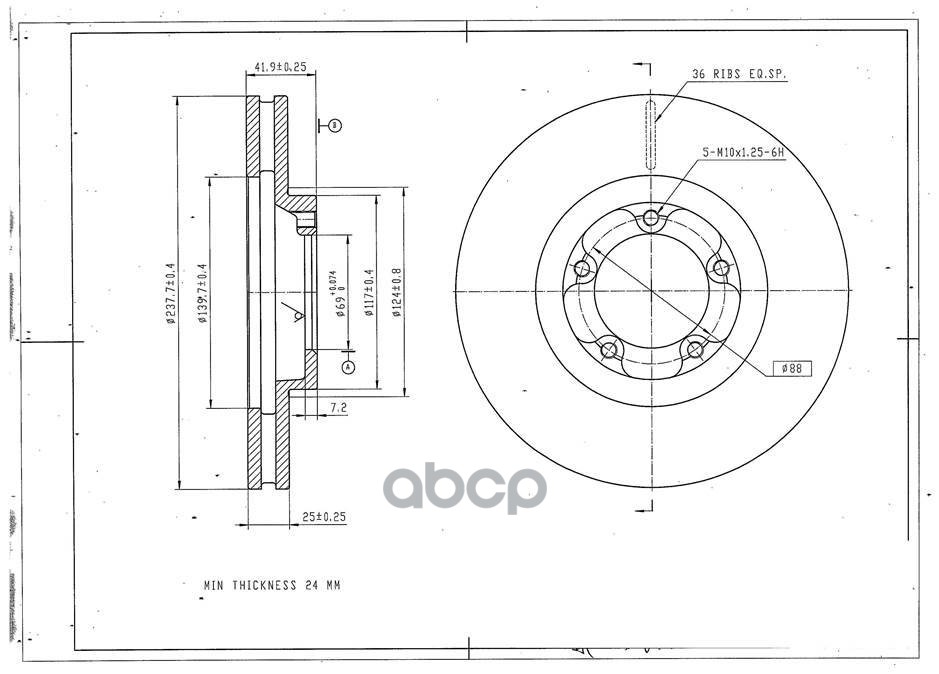 Диск Тормозной Avantech Avantech Br3058s AVANTECH арт. BR3058S