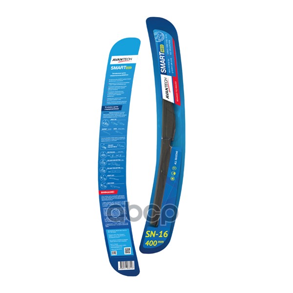Щетка Стеклоочистителя Бескаркасная Smart Neo 400Мм AVANTECH арт. SN16