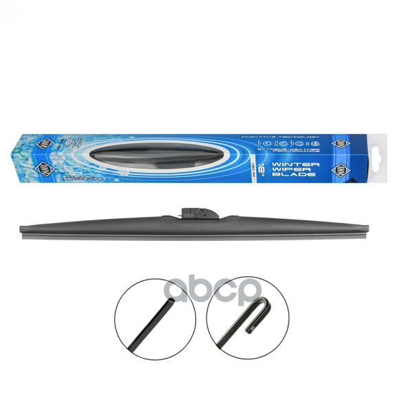 Щетка стеклоочистителя зимняя 450мм 5 адаптеров AWM арт. 410000048