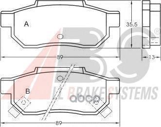 Колодки диск. Accord, Civic,  214, 420 (A) 87-         06022SP8000 Abs арт. 36636