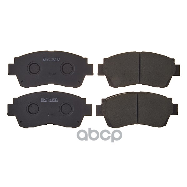 Колодки тормозные дисковые передние TOYOTA CAMRY 91-01 AN-322K Akebono арт. AN-322K