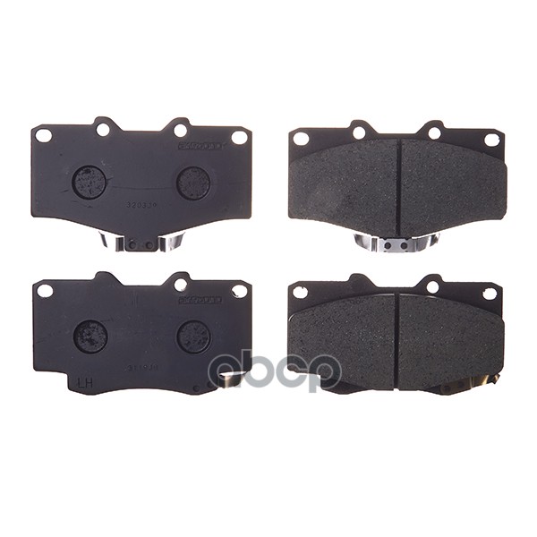 Колодки тормозные дисковые передние ПОДХОДЯТ ДЛЯ TOYOTA HILUX (ZN18_), LC PRADO 90 AN-458WK Akebono арт. AN-458WK