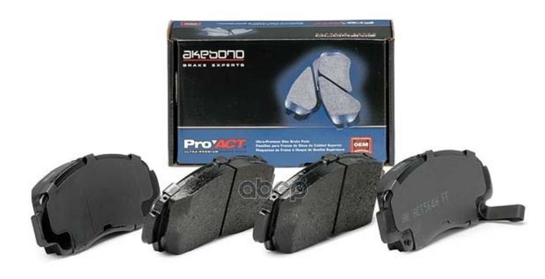 Колодки тормозные дисковые передние для TOYOTA LAND CRUISER 100, LEXUS LX470 AN-498WK Akebono арт. AN-498WK