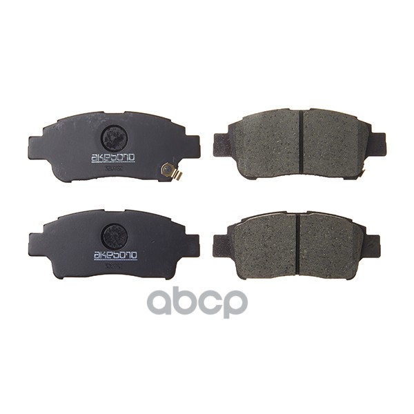Колодки тормозные дисковые передние TOYOTA YARIS (_P1_) Akebono арт. AN618WK