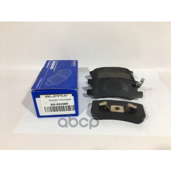 Колодки тормозные (Сзади) Mitsubishi ASX 10- / L200 07-16 Akebono арт. AN-632WK