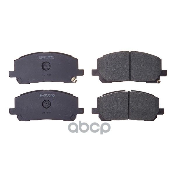 Колодки тормозные дисковые передние ПОДХОДЯТ ДЛЯ LEXUS RX AN-658WK Akebono арт. AN-658WK