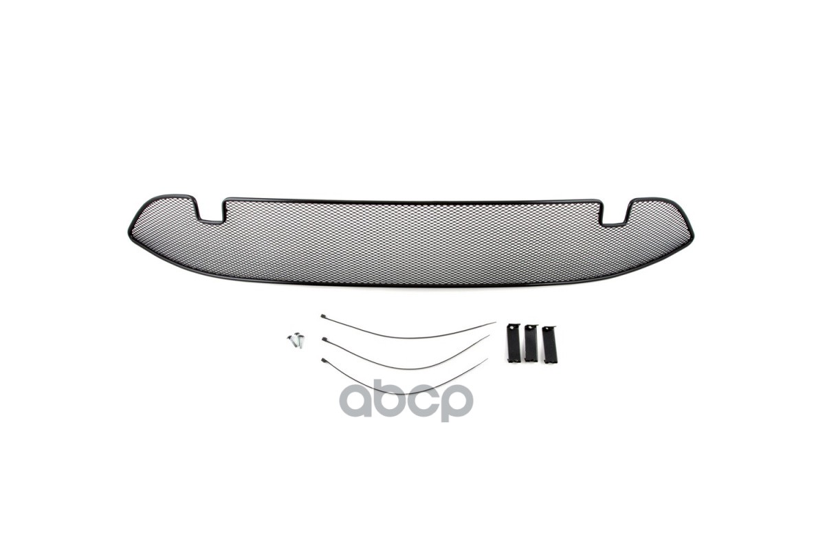 Сетка На Бампер Внешняя Для Nissan Qashqai 2014-2019, Черн., 10 Мм, Для Автомобилей С Передним Парктроником / Ниссан Кашкай A...