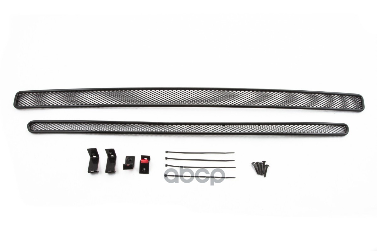 Сетка На Бампер Внешняя Для Subaru Forester 2,0I-L, Active Edition, 2,5I-L 2013-2015, 2 Шт., Черн., 10 Мм / Субару Форестер A...