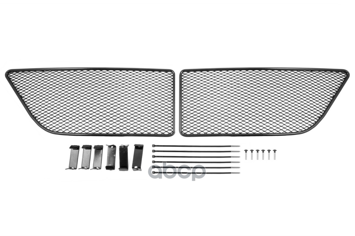 Сетка На Бампер Внешняя Для Suzuki Sx4 2016-2021, Черн., 15 Мм, К-Т 2Шт., С Адаптивным Круиз-Контролем / Сузуки Сх4 Arbori ар...