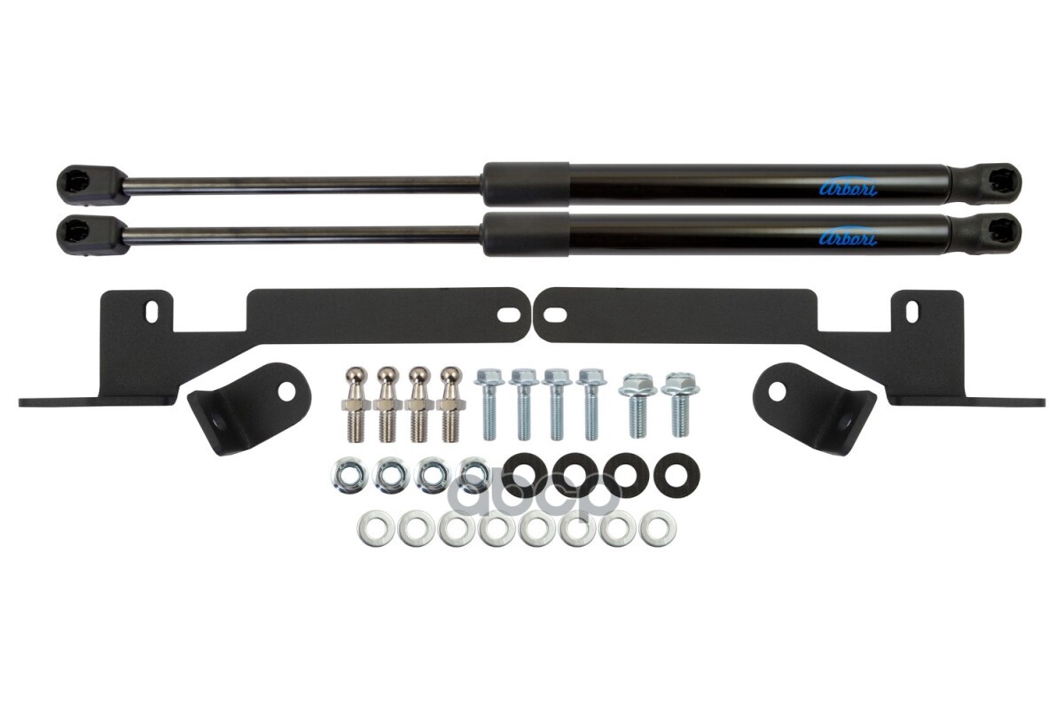 Упоры капота для KIA Soul, 2008-2011, к-т 2 шт / Киа Сол Arbori арт. ARBORI.HD.022113