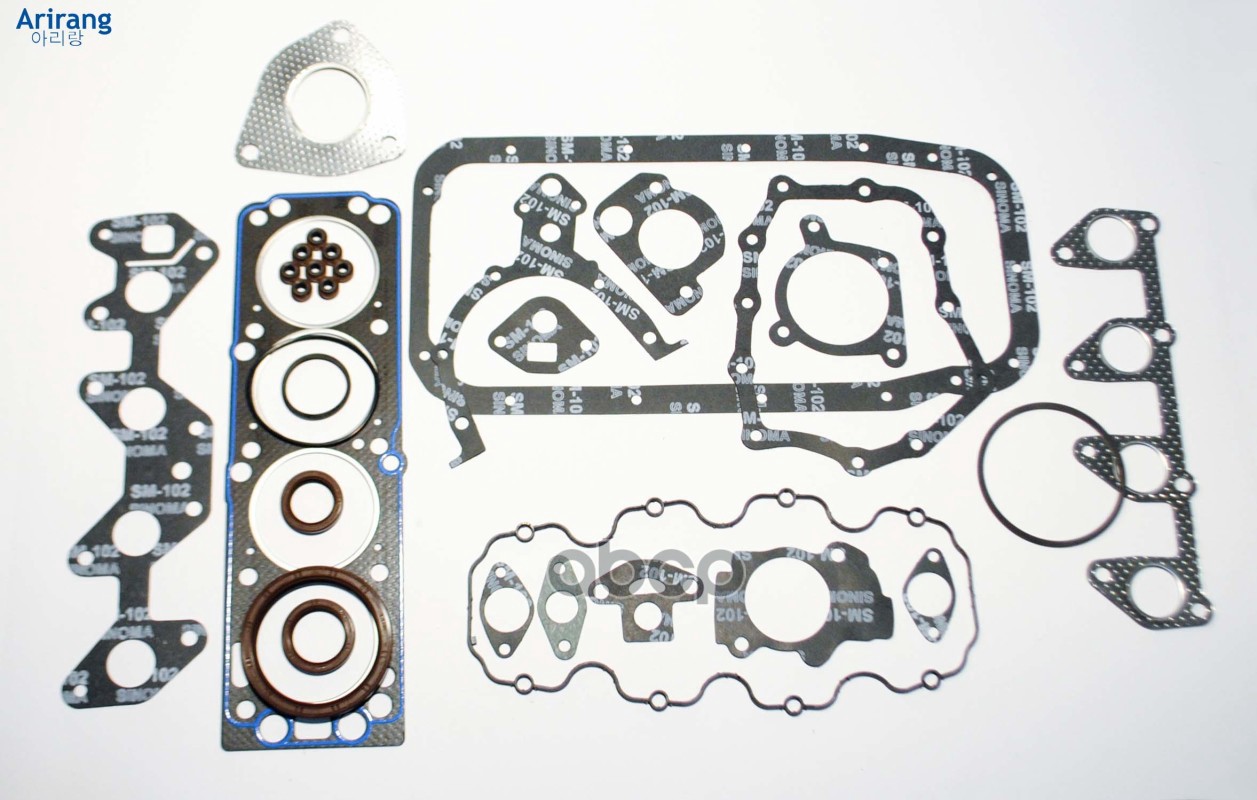 Комплект прокладок двигателя Daewoo (Lanos 1.3/1.5 SOHC, Nexia SOHC 08-) Arirang арт. ARG181269