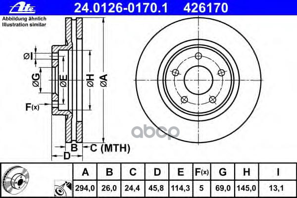 Диск Тормозной Передн, Chrysler: Sebring 2.0 Crd/2.0 Vvt/2.4 Vvt/2.7 Vvt/3.5 Awd 07-10, Sebring Кабрио 2.0 Crd/2.4 Vvt/2.7/2....