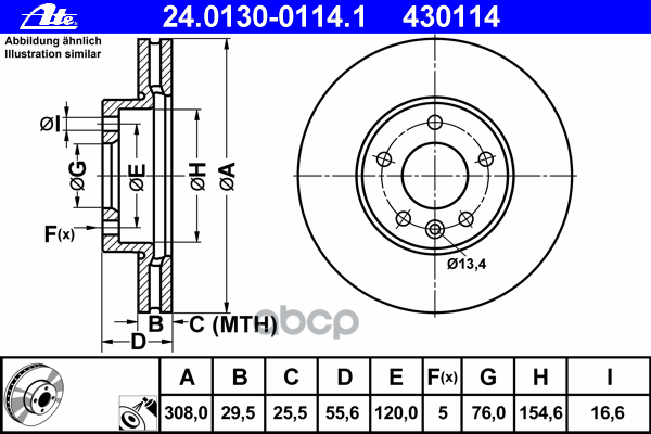 Диск Тормозной Передн, Vw: Multivan V 1.9 Tdi/2.0/2.0 Bitdi/2.0 Bitdi 4Motion/2.0 Tdi/2.0 Tdi 4Motion/2.0 Tsi/2.0 Tsi 4Motion...